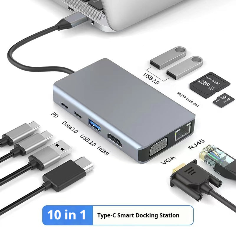 Type-c 7-in-1 Expansion Dock HDMI Projection Screen Usb Hub30 Multi-function Cable Seperater