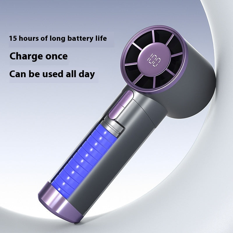 Usb Charging Wind-driven High-speed Handheld Turbo Fan