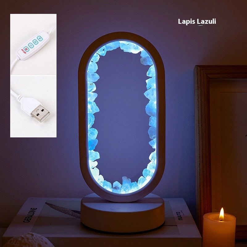 Bedroom Bedside LED Night Crystal Lamp