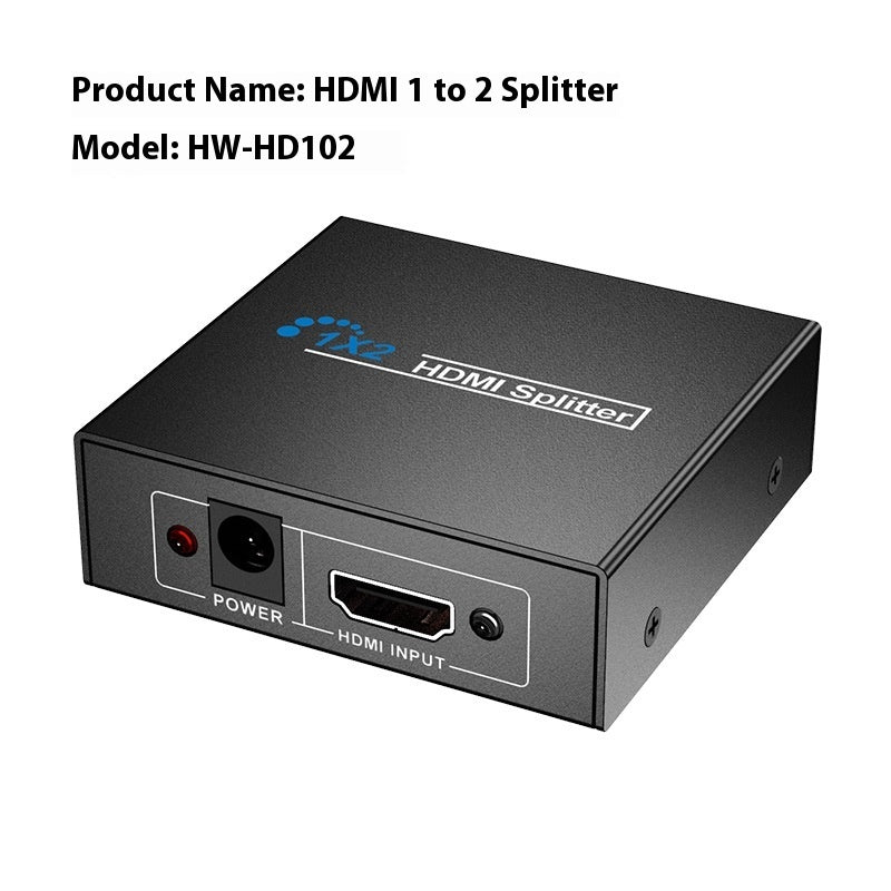 Hdmi Distributor One Divided Into Two 4K Series HDMI One-switch Two-way Frequency Divider