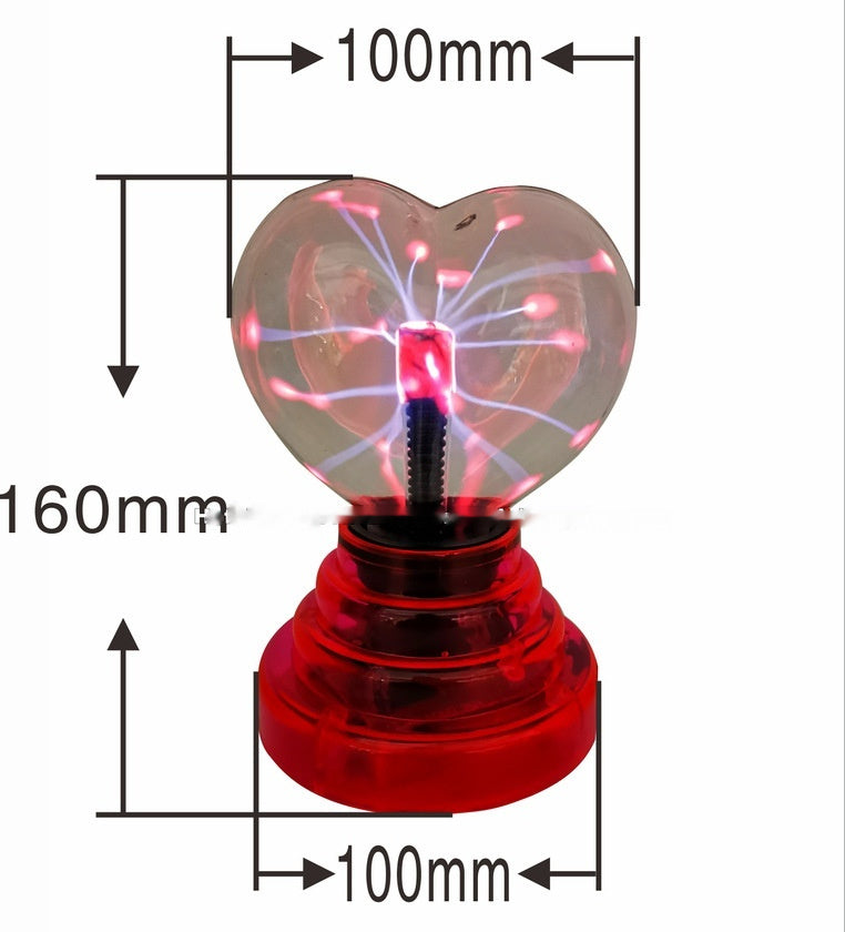 Supply 6-inch Shape Electric Ion Lamp Electric Ion Magic Plasma Heart Glow Ball