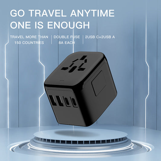 Travel Charger 2USB 2 Type-C Universal Plug