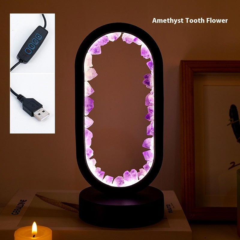 Bedroom Bedside LED Night Crystal Lamp