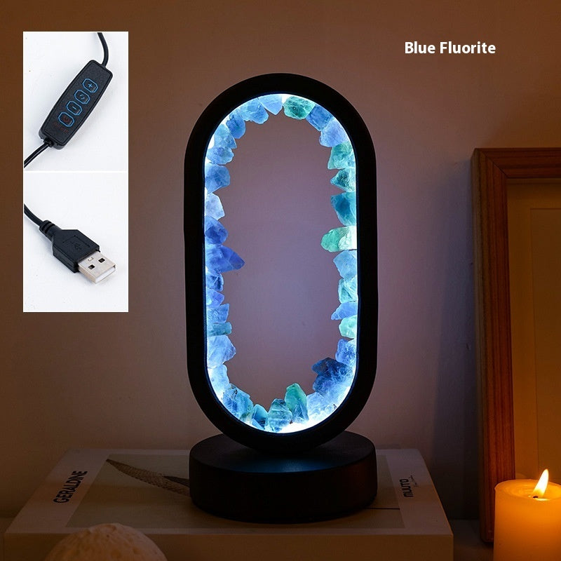 Bedroom Bedside LED Night Crystal Lamp