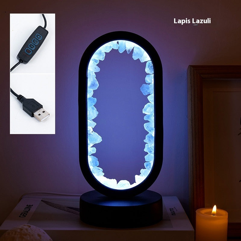 Bedroom Bedside LED Night Crystal Lamp