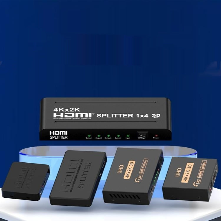 Hdmi Distributor One Divided Into Two 4K Series HDMI One-switch Two-way Frequency Divider